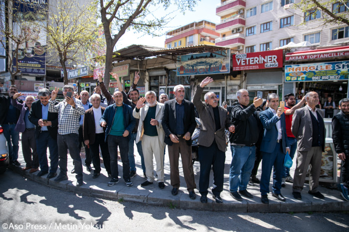 Batman’da DEM Parti'den kenti baştan başa geçen final konvoyu