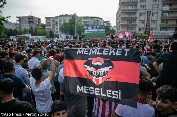 Petrolspor taraftarlarının şampiyonluk kutlamalarından kareler