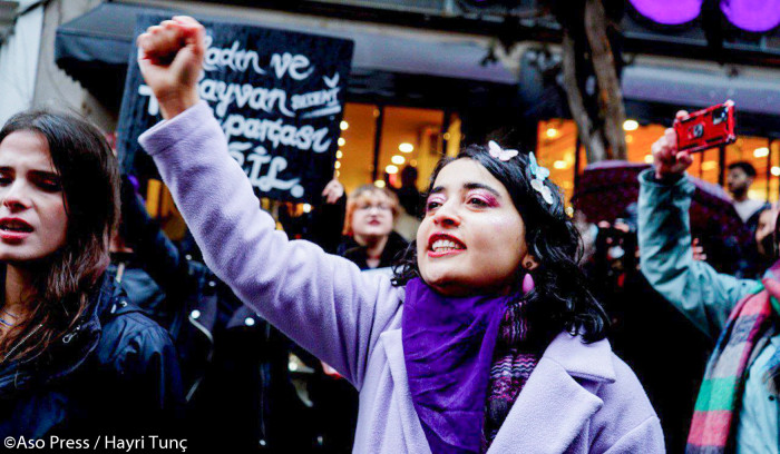 Feminist Gece Yürüyüşü'nden Potreler