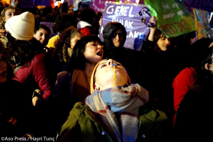 Feminist Gece Yürüyüşü'nden Potreler