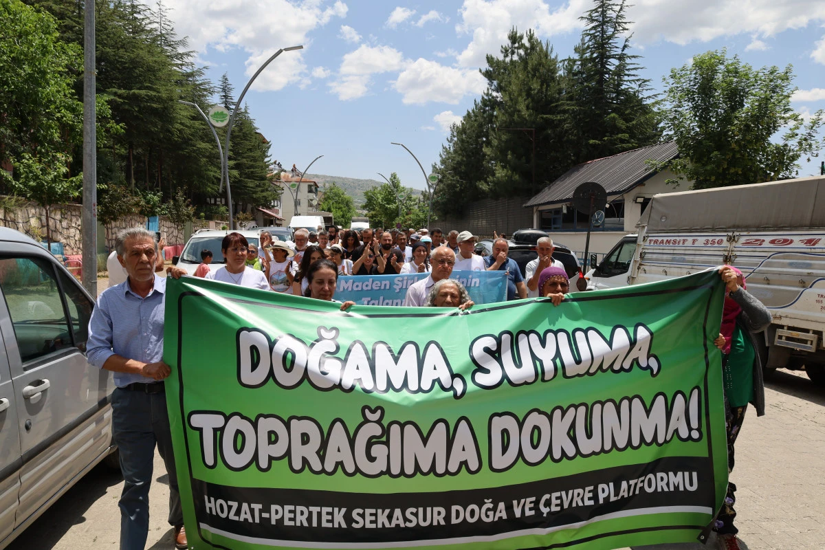 Dersim'de madenlere karşı bir araya geldiler