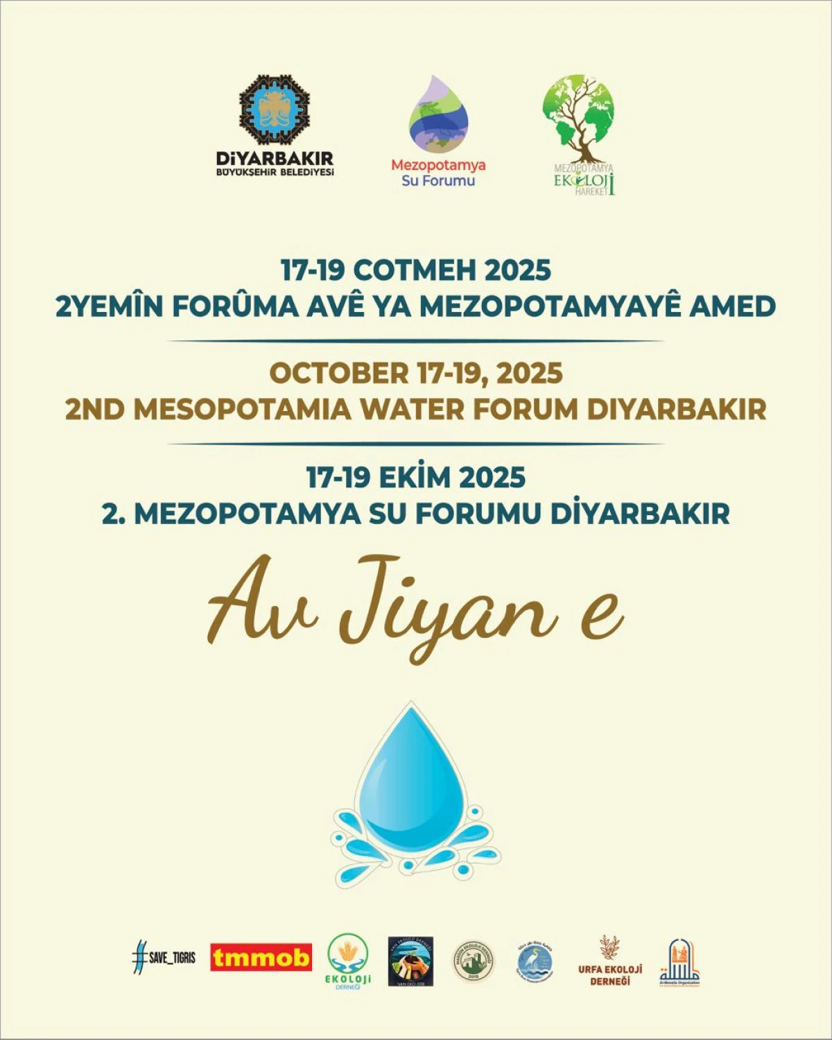 Mezopotamya Su Forumu’nun programı netleşti