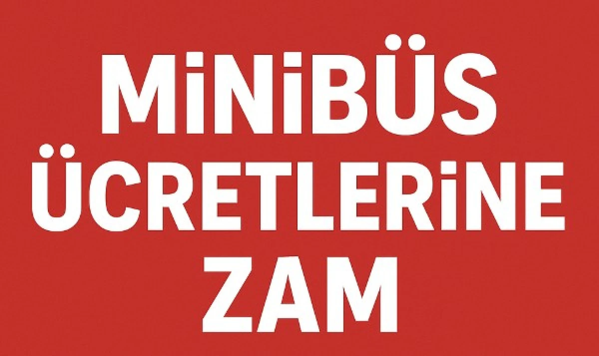 Siirt'te minibüs ücretlerine zam